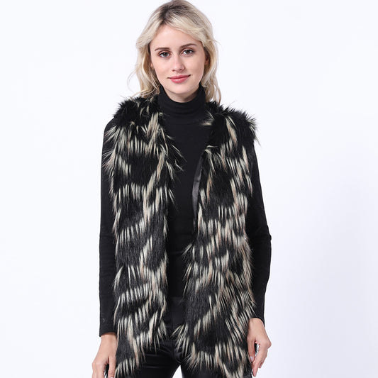 Dames Gilet en fausse fourrure à la mode avec des détails élégants et une coupe flatteuse Chic und Stil