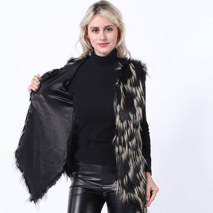 Dames Gilet en fausse fourrure à la mode avec des détails élégants et une coupe flatteuse Chic und Stil