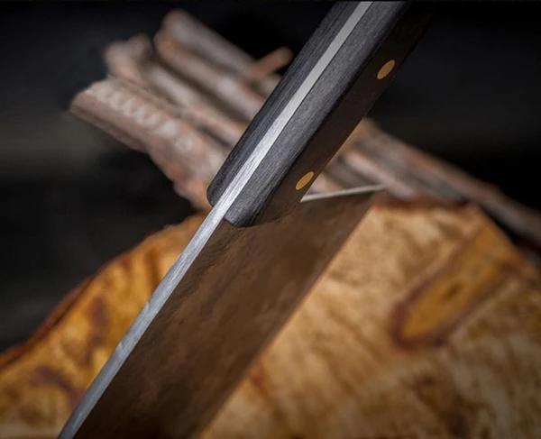 Couteau de Chef en Acier Serbe Forgé à Plein Tang. - ChicUndStil
