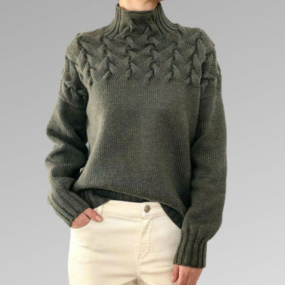 Chic und Stil | Pull élégant en tricot torsadé