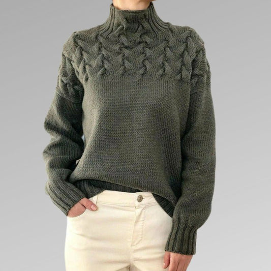 Chic und Stil | Pull élégant en tricot torsadé