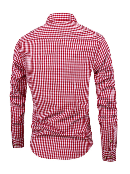 Chic und Stil | Chemise Carreaux pour Hommes – Élégante & Polyvalente