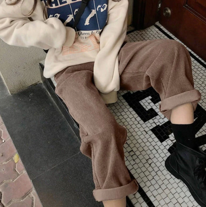 Chic and Style | Casual Corduroy Leisure Pants