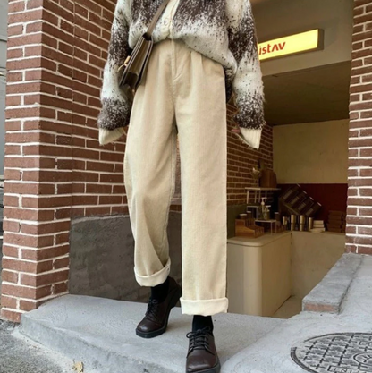 Chic and Style | Casual Corduroy Leisure Pants