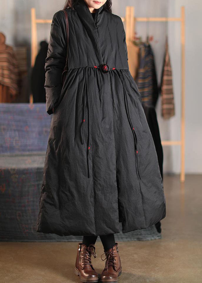 Chic und Stil | Women's Goose Down Bags Winter Coats High Collar Button Winter