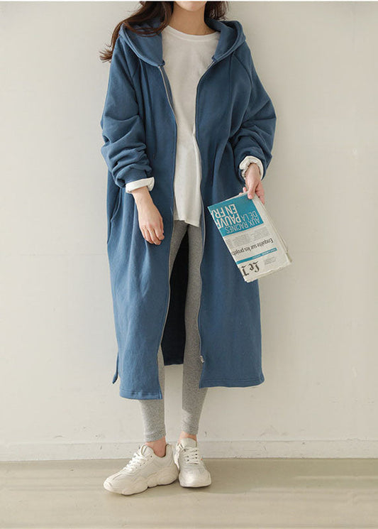 Chic und Stil | Bags with zipper Warm fleece coats with hood