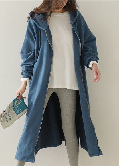 Chic und Stil | Bags with zipper Warm fleece coats with hood