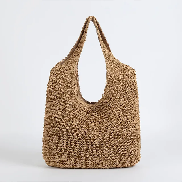 Chic und Stil | Elegant Straw Beach Bag