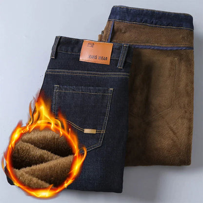 Chic and Style | LOUIS | Fashionable warmth with FREEZEFRAME DENIM | Men's winter pants with Bulu