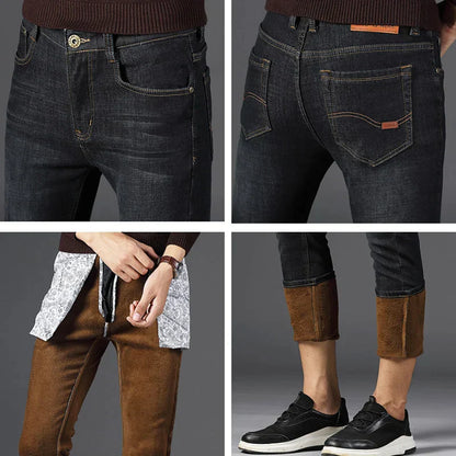 Chic and Style | LOUIS | Fashionable warmth with FREEZEFRAME DENIM | Men's winter pants with Bulu
