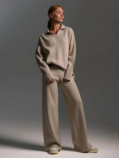 Chic and Style | Women's Warm Knitted Jogging Set 