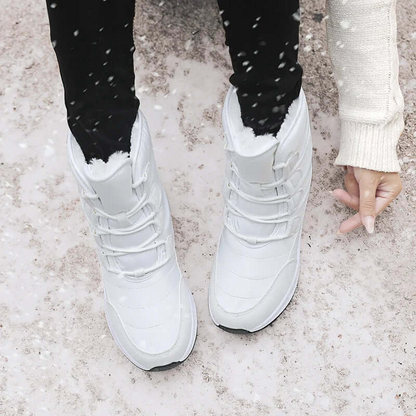 Chic und Stil | Bottes de combat - Imperméable mi-mollet avec velcro