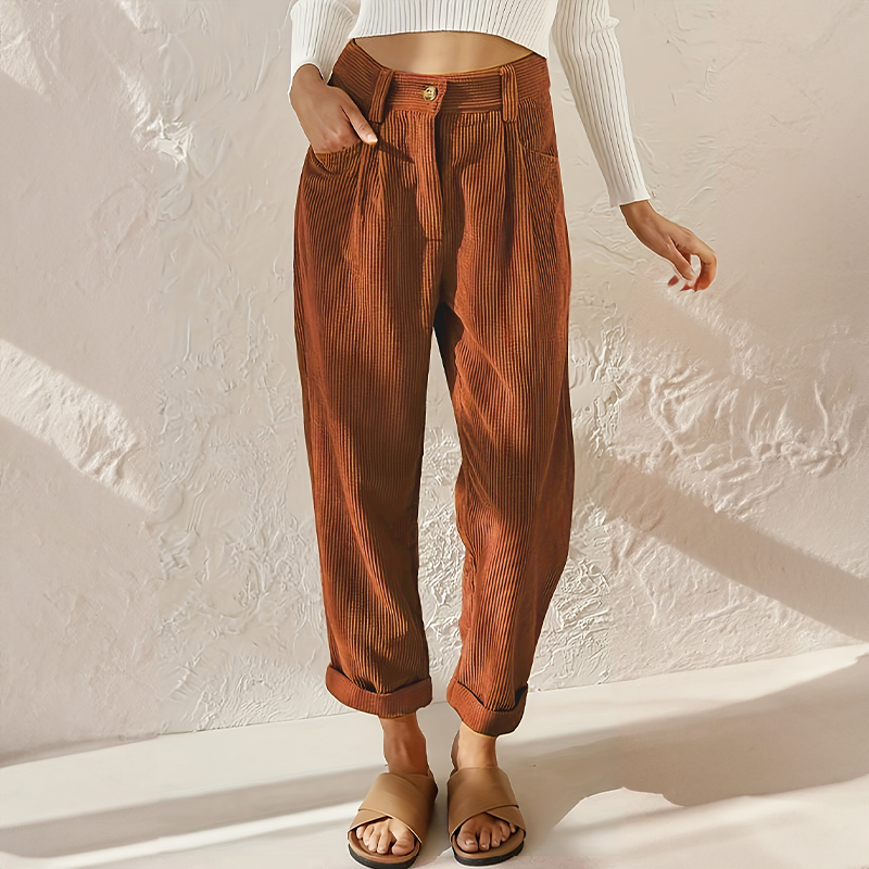 Elegant corduroy pants
