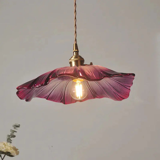 Élégante Lampe Suspendue en Forme de Fleur-Plafonniers-ChicUndStil