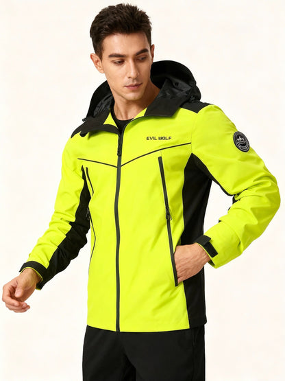 Chic und Stil | Outdoor Jacket with Reflective Design – Waterproof & Sporty