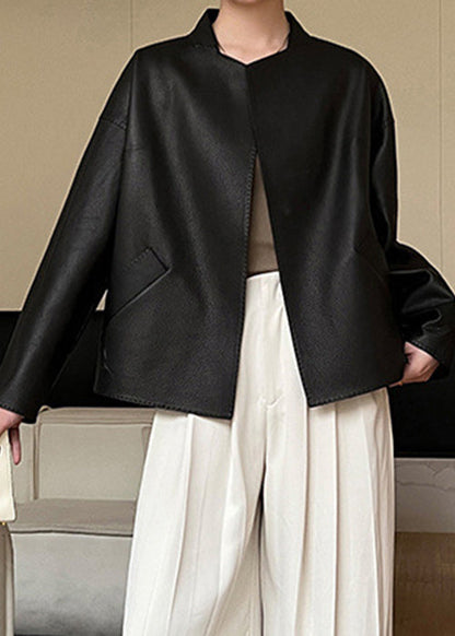 Chic und Stil | Tie belts in faux leather black bags coats