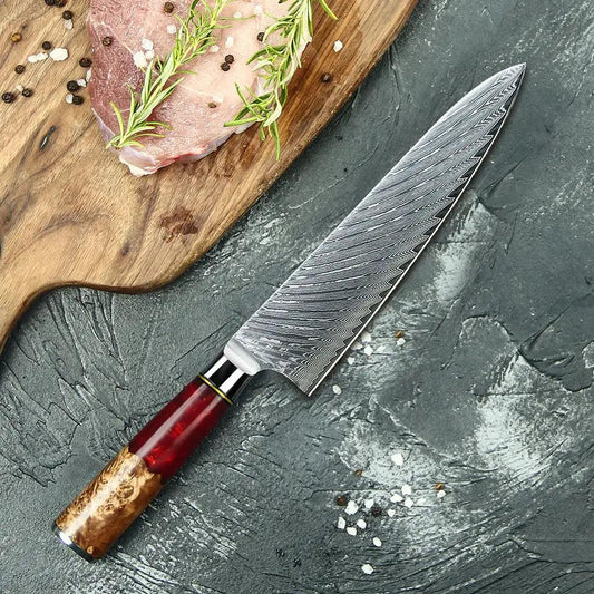 Couteau de Chef Exécutif Hector, Rouge - ChicUndStil