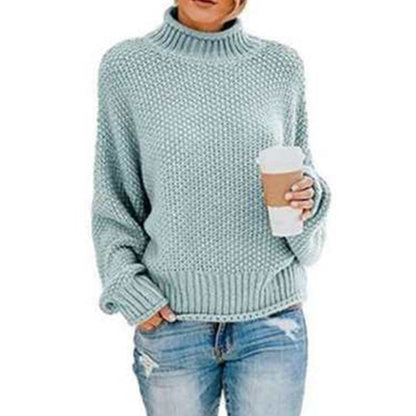 Chic und Stil | Pull à col roulé en tricot