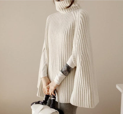 Chic und Stil | Women's winter outfit - Turtleneck, down jacket & pants