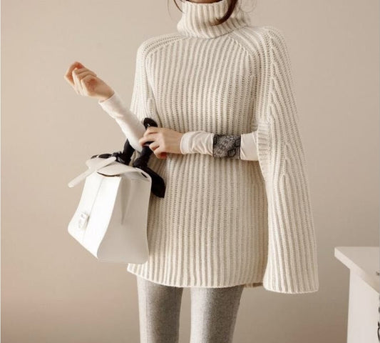 Chic und Stil | Women's winter outfit - Turtleneck, down jacket & pants