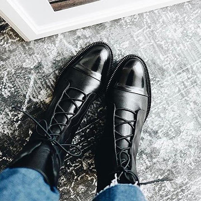 Chic und Stil | Bottines vintage à talons pour femmes