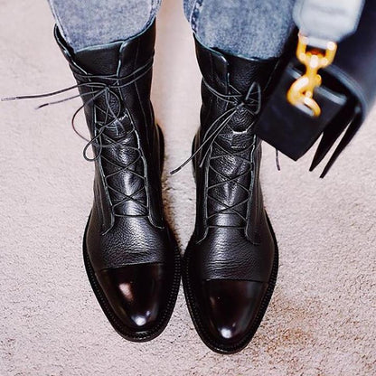 Chic und Stil | Bottines vintage à talons pour femmes