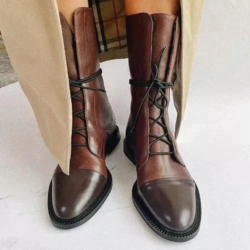Chic und Stil | Boots In Vintage Look with Heel