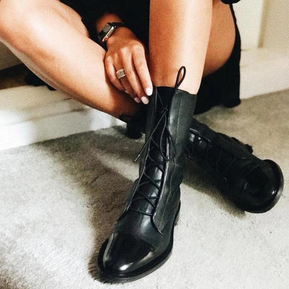 Chic und Stil | Bottines vintage à talons pour femmes