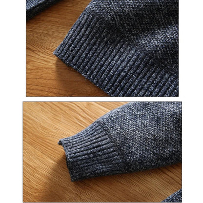 Chic und Stil | Pull - Col zippé mi-haut tricoté