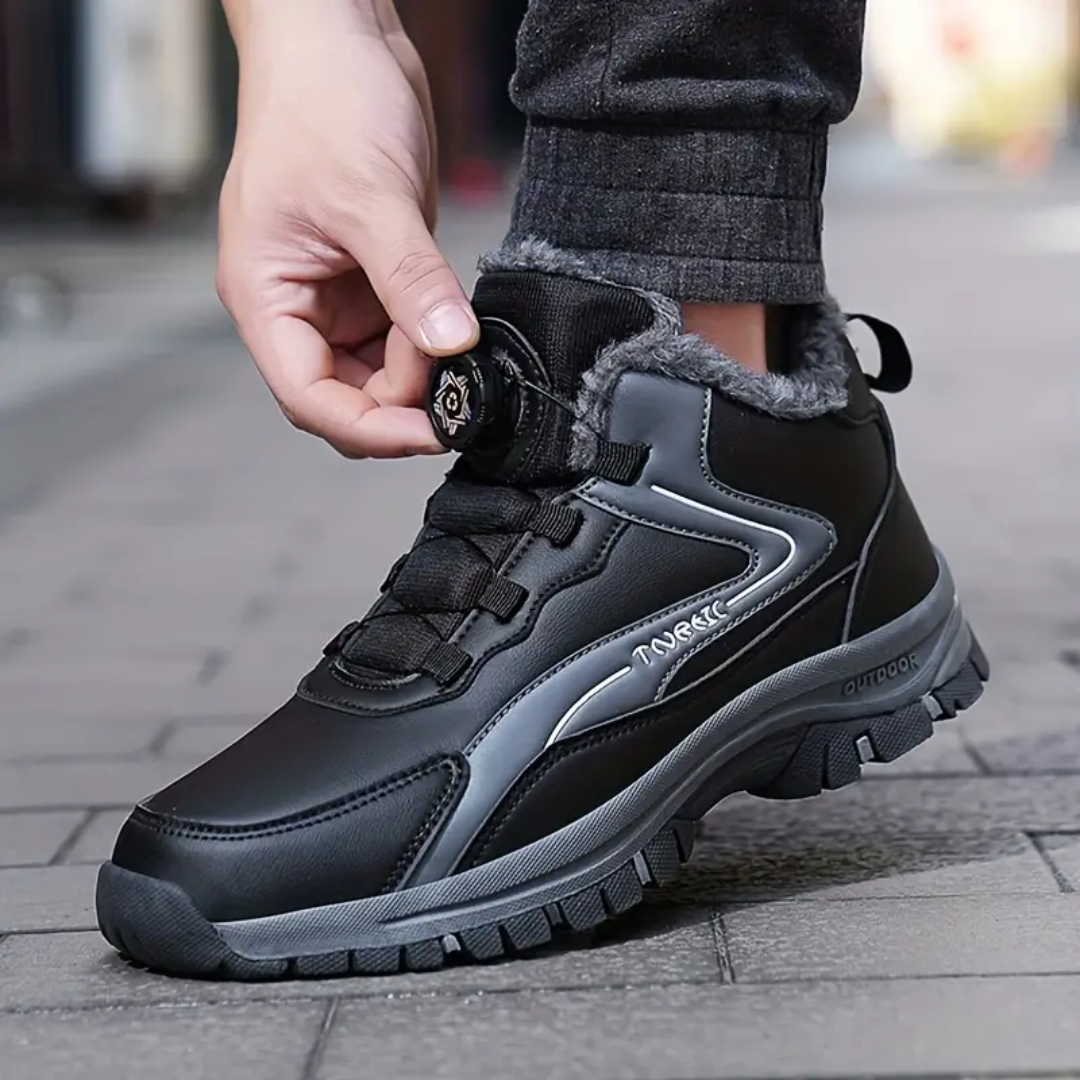 Chic und Stil | Chaussures d'extérieur d'hiver - Doublure en polaire Antidérapant