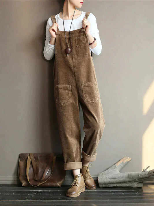 Chic und Stil | Women's Corduroy Overall