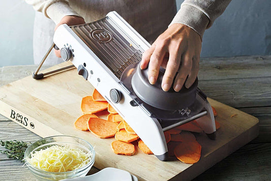 Chic und Stil | Mandolin Vegetable Slicer – Professional Grater with Adjustable 304 Stainless Steel Blades