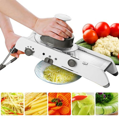 Chic und Stil | Mandolin Vegetable Slicer – Professional Grater with Adjustable 304 Stainless Steel Blades