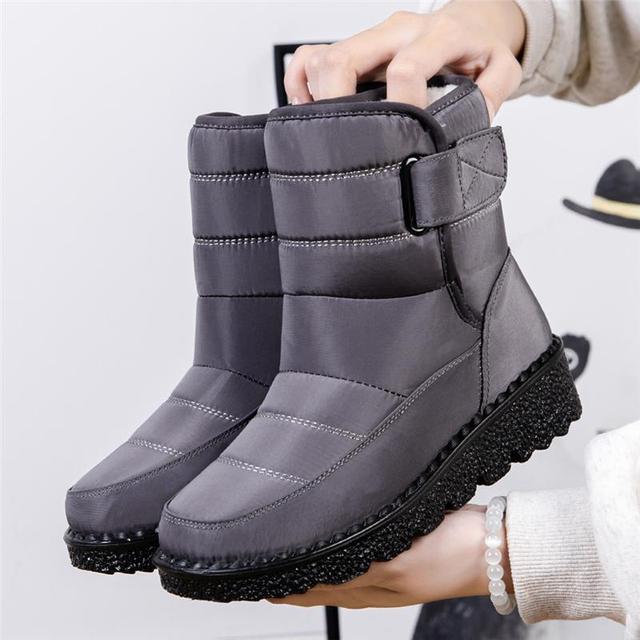Chic und Stil - Les nouvelles bottes en coton rembourrées, imperméables et antidérapantes