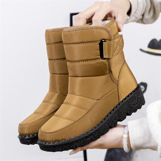 Chic und Stil - Les nouvelles bottes en coton rembourrées, imperméables et antidérapantes