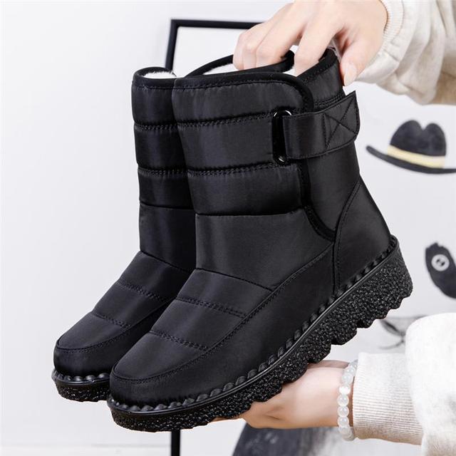 Chic und Stil - Les nouvelles bottes en coton rembourrées, imperméables et antidérapantes