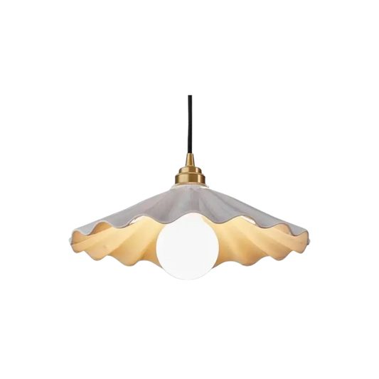 Lampe Suspendue en Céramique Japandi – Minimaliste et Élégante-Plafonniers-ChicUndStil