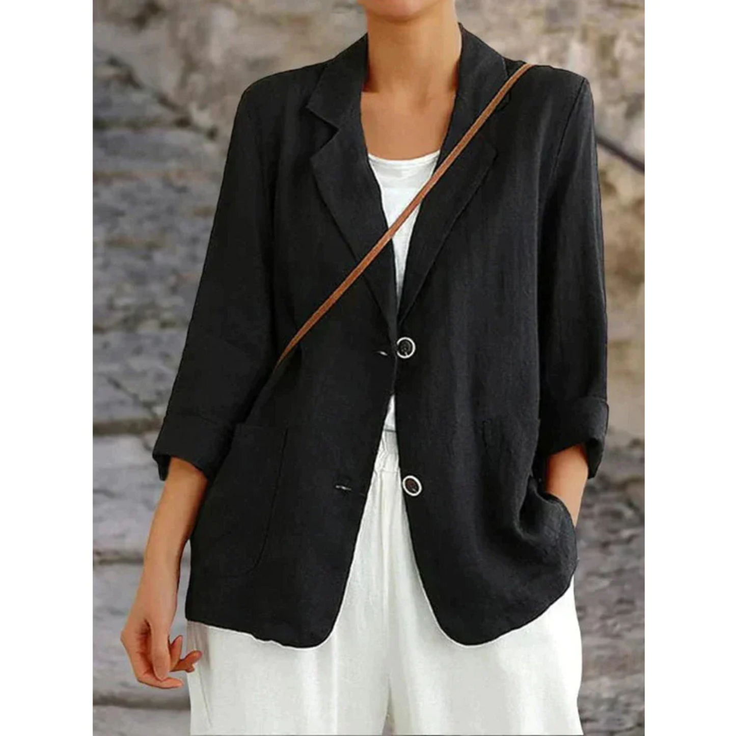 Chic und Stil | Linen blazer for women