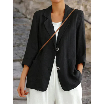 Chic und Stil | Linen blazer for women