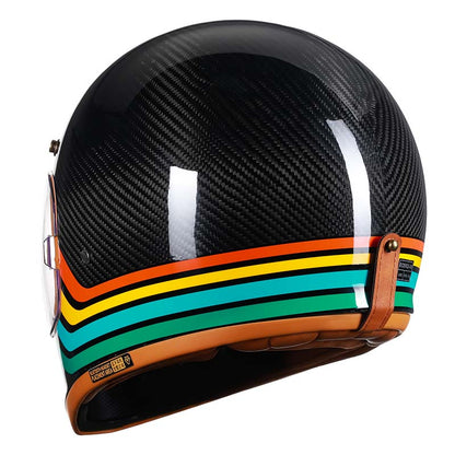 Casque de Moto Intégral en Fibre de Carbone | F389TS - ChicUndStil