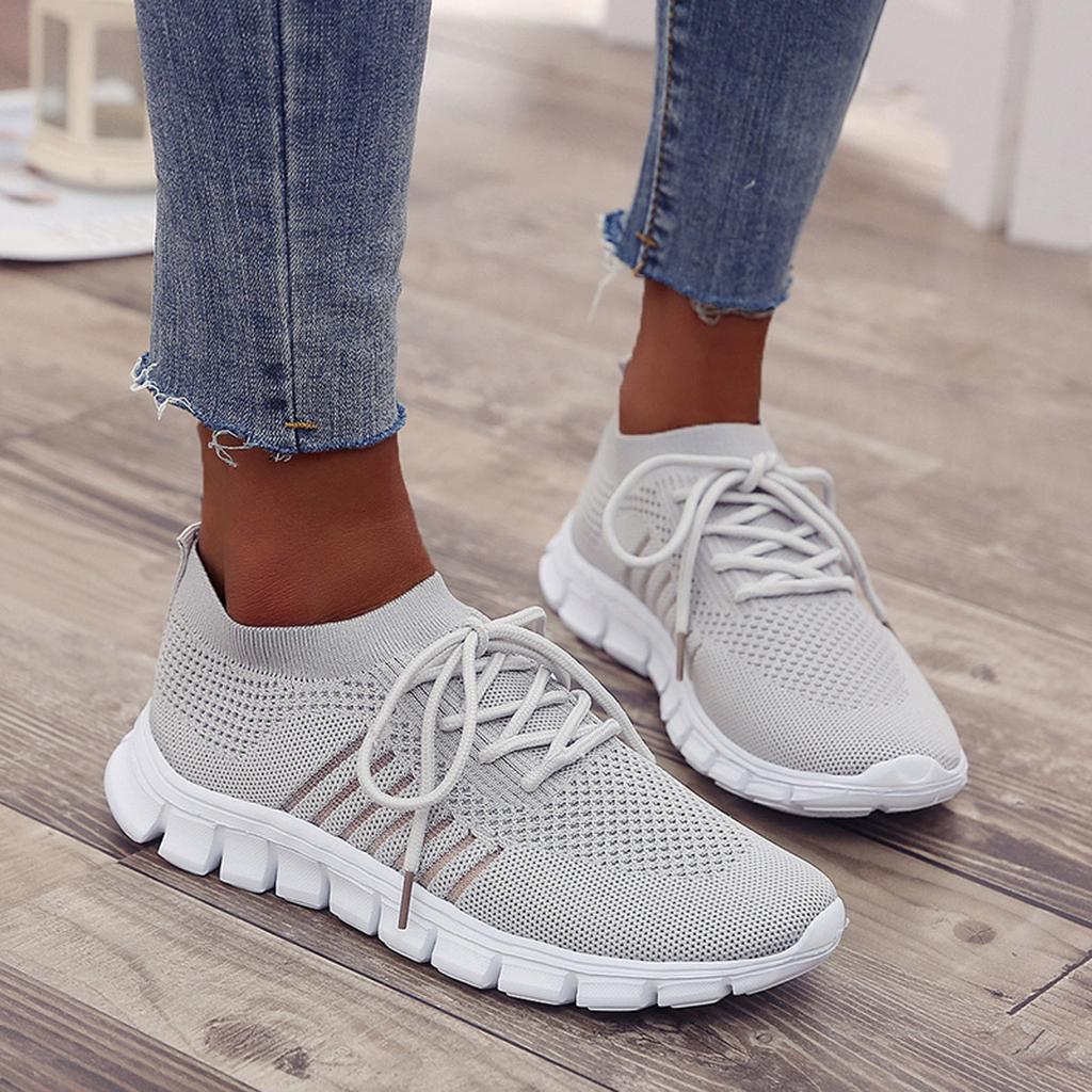 Chic und Stil | Sneakers Orthopedic Slip On Walking Sneaker Shoes for Women