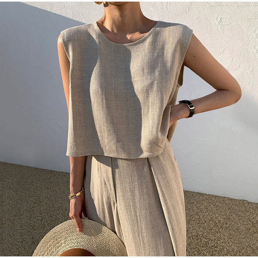 Chic and Style | Elegant linen summer set