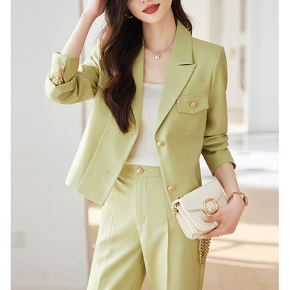 Blazer ajusté pour femmes avec design de poche unique Chic und Stil
