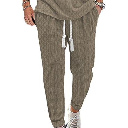 Men's sporty jogger pants with modern accents Chic and Style