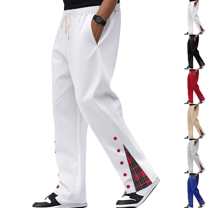 Casual cargo shorts for men with practical drawstring and trendy checked design Chic and Style