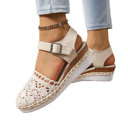 Dames Escarpins en jute à talons Chic und Stil