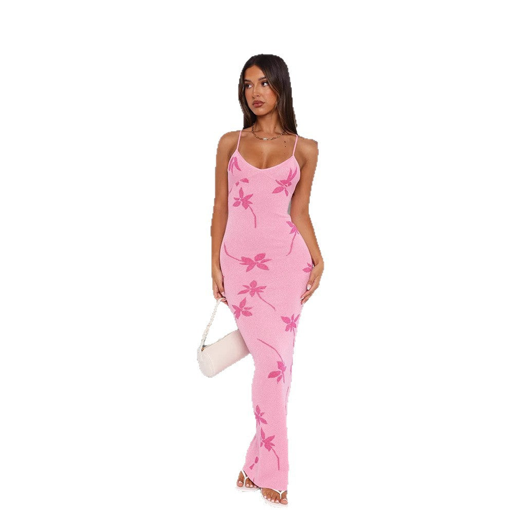 Robe maxi femme à motif floral Chic und Stil