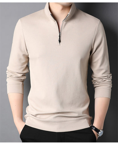 Men's turtleneck pullover with zipper Chic und Stil