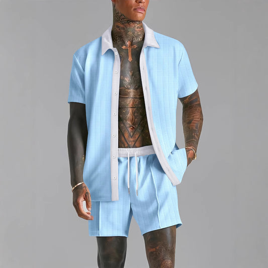 Hommes Loisirs Vacances Ensemble Chic und Stil