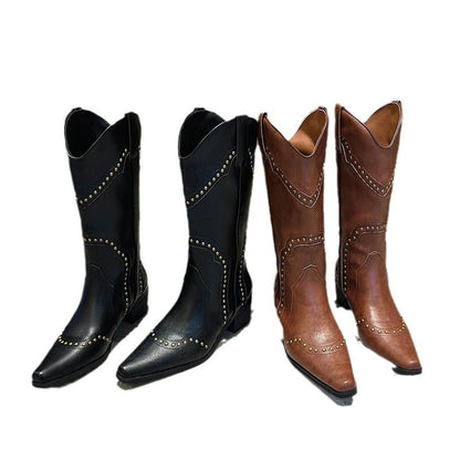 Bottines pour dames avec décorations en clous Chic und Stil